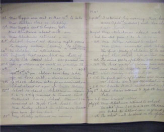 Diary log from 1941